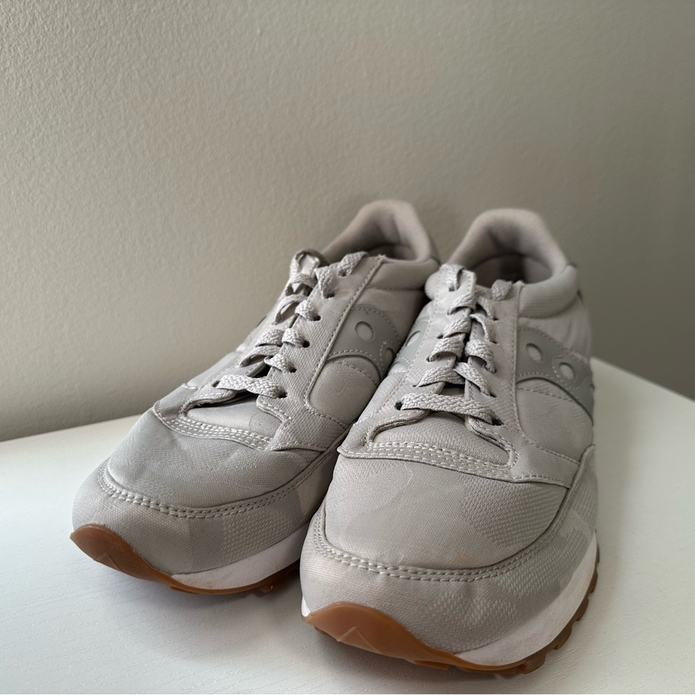Saucony Jazz Original Men’s Gray Camo Sneakers - Picture 5 of 7